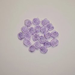 画像1: 14mm巻きバラ紫（５個）