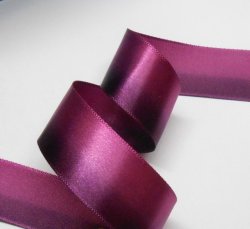 画像1: 濃紫グラデーションサテン