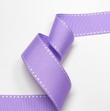 画像: 薄紫に白のステッチグログラン