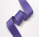 画像: 紫色に白ステッチグログラン